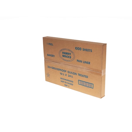 Handy Wacks Handy Wacks Quilon Treaded 16.375x24 Pan Liner, PK1000 PL-25-1